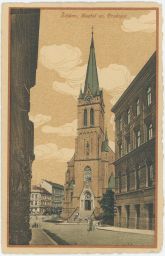Praha Žižkov Kostel svatého Prokopa nakl. Jirman