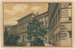 Praha Žižkov C.k. vyšší reálka sady Sladkovského náměstí 1917