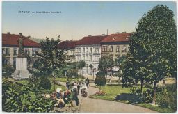Praha Žižkov Havlíčkovo Basilejské náměstí 1918