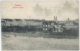 Praha Žižkov Rajská zahrada nakl. Zuna 1908