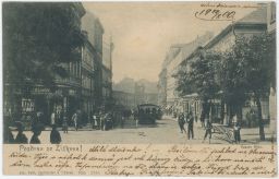 Praha Žižkov Husova Husitská nakl. Patš 1900