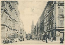 Praha Žižkov Palackého třída roku 1906