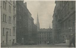 Praha Žižkov Závišova ulice 1936