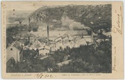 Praha Libeň Továrna Kinzeiberger a spol. Pelec Tyrolka 1902