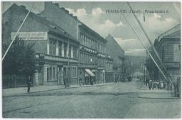 Praha Libeň Primátorská třída nakl. Švejda 1916