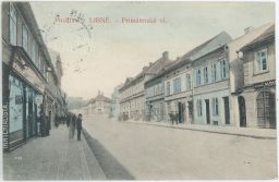 Praha Libeň Primátorská ulice Materialista František Perlík nakl. Zuna 1918