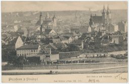 Staré Město ze sadů Rudolfových roku 1902