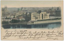 Staré Město ze sadů Rudolfových kolem roku 1900