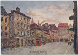 Linhartské náměstí směrem k Mikulášské ulici