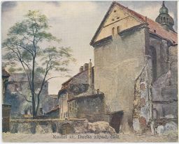 Západní průčelí kostela sv. Ducha
