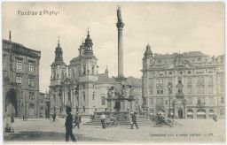 Staroměstské náměstí s Mariánským sloupem