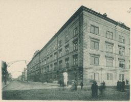 Praha Karlín Ferdinandovy kasárny Bellmann 1898