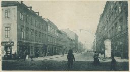 Praha Karlín Palackého třída obchod Josef Luňáček