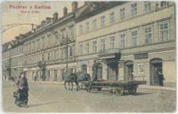 Praha Karlín hlavní karlínská třída