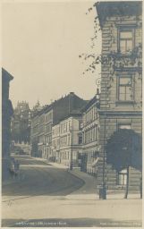 Praha Vršovice Palackého třída kolem roku 1922 nakl. Ježek