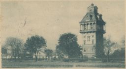 Praha Holešovice Vodárenská věž Letná 1900.