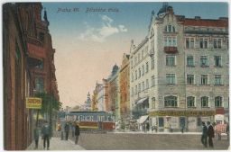 Praha Holešovice Bělského třída dnes Dukelských hrdinů