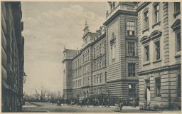 Praha Holešovice Měšťanská a obecná škola U Studánky 1924