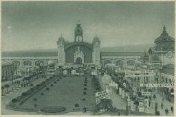 Praha Holešovice Výstaviště Pražské vzorkové veletrhy 1921