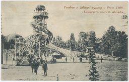 Praha Holešovice Výstaviště Zábavní park Eden 1908