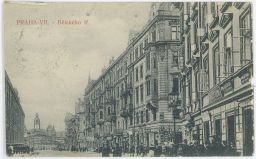 Praha Holešovice Letná Bělského třída výstaviště Josef Deml Zuna c.k.