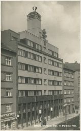 Praha Holešovice Církev československá husitská koloniál FotoFon