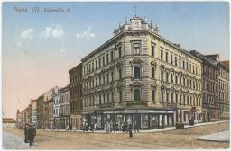 Praha Holešovice Belcrediho Milady Horákové lomy v rozích