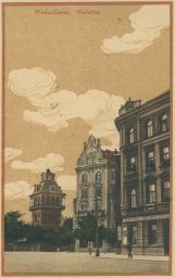 Praha Holešovice Letná vodárna Českobudějovická restaurace 1915