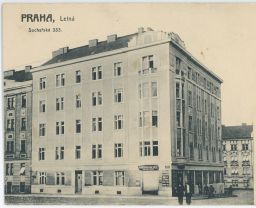 Praha Holešovice Letná Sochařská čp.333 Veletržní