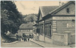 Praha Bubeneč Restaurace Na Slamníku nakl. Frolíková