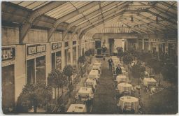 Praha Hotel U zlaté husy zimní zahrada 1913