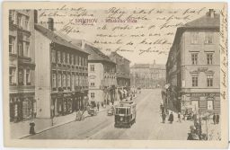 Praha Smíchov Kinského třída dnes Štefánikova 1919