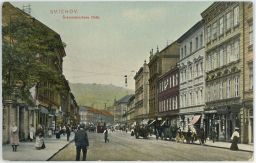 Praha Smíchov Švarcenberkova dnes Nádražní 1911