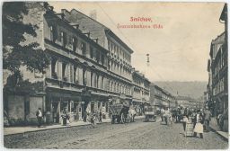 Praha Smíchov Švarcenberkova dnes Nádražní 1911
