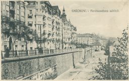 Praha Smíchov Ferdinandovo Janáčkovo nábřeží