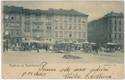 Praha Smíchov Tržiště 1901