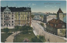 Praha Smíchov Vltavské nábřeží Dienzenhoferovy sady