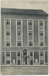 Praha Smíchov dům Eliášova ulici architekt Ladislav Skřivánek 1918