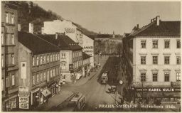 Praha Smíchov garáže tramvaje Štefánikova třída Jan Akin Karel Kulík