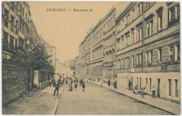 Praha Smíchov Resslova ulice nakl. Absolon