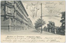 Praha Smíchov Ferdinandovo Janáčkovo nábřeží