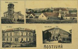 Praha Hostivař vinné sklepy Karas Hostinec Na růžku Hotel Milion 1913