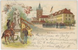 Praha Prašná brána pěchotní kadetní škola 1898