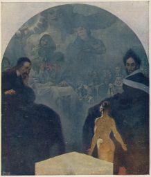 Praha Obecní dům výzdoba primátorského sálu Alfons Mucha