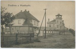 Praha Hostivař ulice U Hostivařského nádraží Karasova vinárna 1926