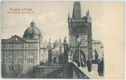 Praha Karlův most Staroměstská mostecká věž