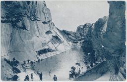 Praha Hlubočepy jezírko Fr. Vaniš 1914