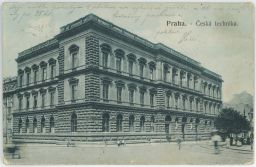 Praha Karlovo náměstí Česká technika 1909