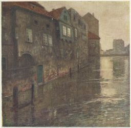 Praha Čertovka T. F. Šimon Pražské Benátky Štenc