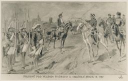 Praha Friedrich II. pruské obléhání Prahy 1757